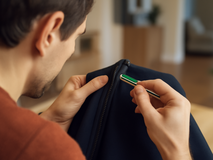 Réparer une fermeture éclair cassée sans changer tout le vêtement